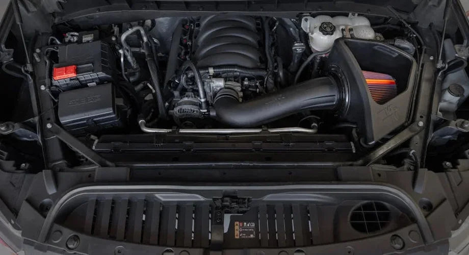 K&N 19-24 Chevy Silverado (5.3L/6.2L V8) NextGen Cold Air Intake - Side View