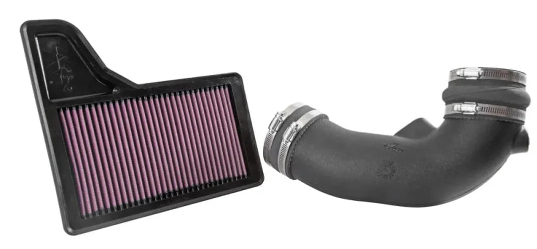 K&N 2015 Ford Mustang V8-5.0L Performance Air Intake System - Installation View