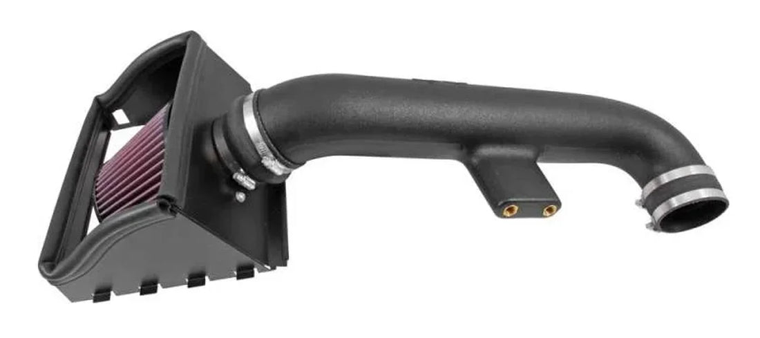 K&N 2015 Ford F-150 5.0L V8 Performance Intake Kit - Installation View