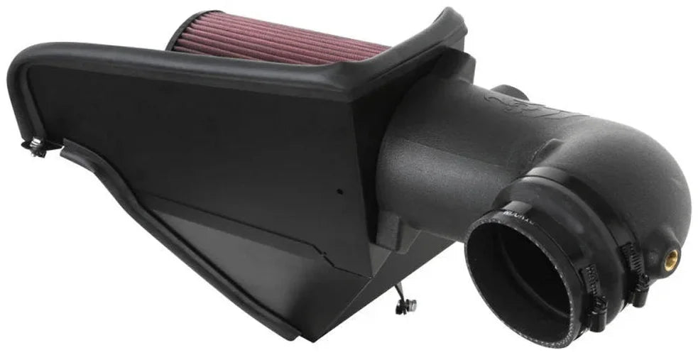 K&N 20-21 Ford Mustang GT500 5.2L V8 AirCharger Performance Intake - Back View