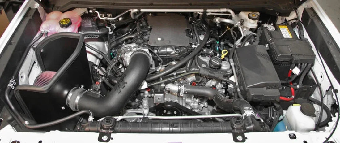 K&N 2015 Chevy Colorado 3.6L V6 AirCharger Performance Intake - Side View