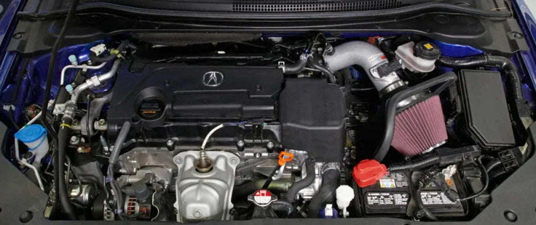 K&N 16 Acura ILX 2.4L Typhoon Complete Cold Air Intake - Side View