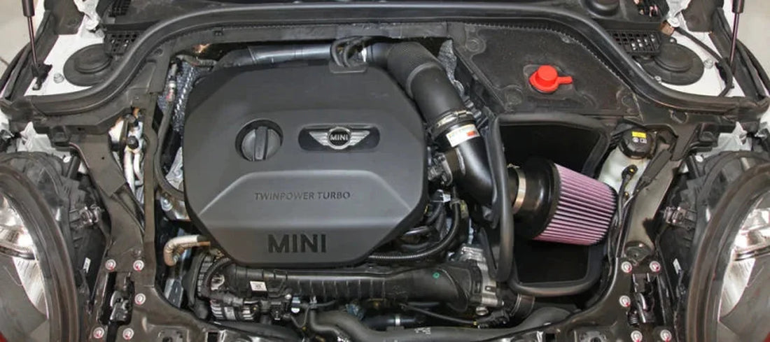 K&N 14-15 Mini Cooper 1.5L Typhoon Performance Intake Kit - Side View