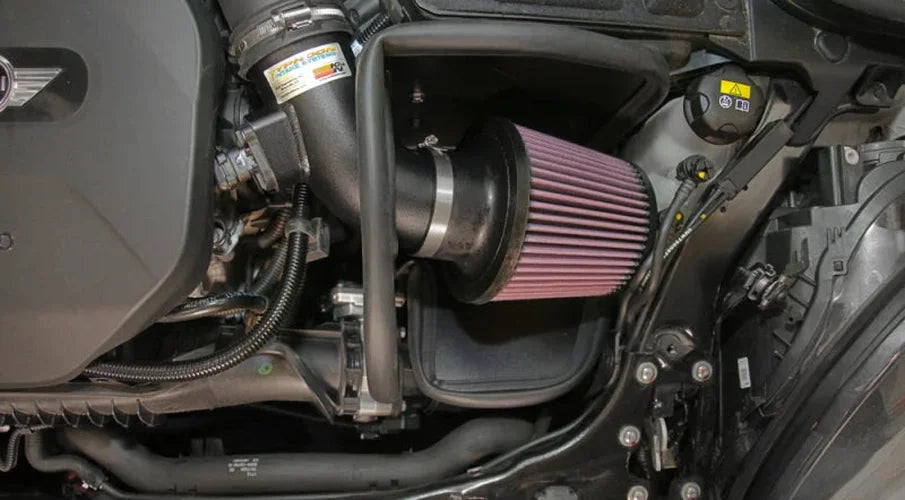 K&N 14-15 Mini Cooper 1.5L Typhoon Performance Intake Kit - Back View