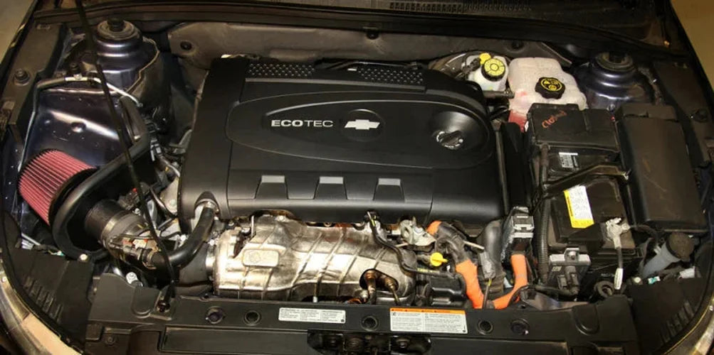 K&N 14-15 Chevrolet Cruze 2.0L L4 DSL Typhoon Performance Intake - Back View