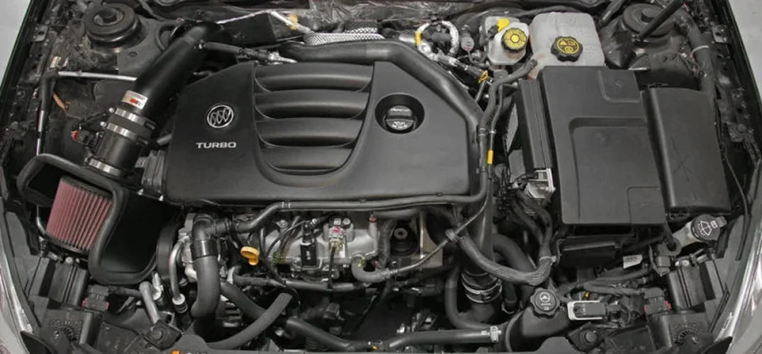 K&N 11-13 Buick Regal 2.0L L4 Typhoon Performance Intake - Side View