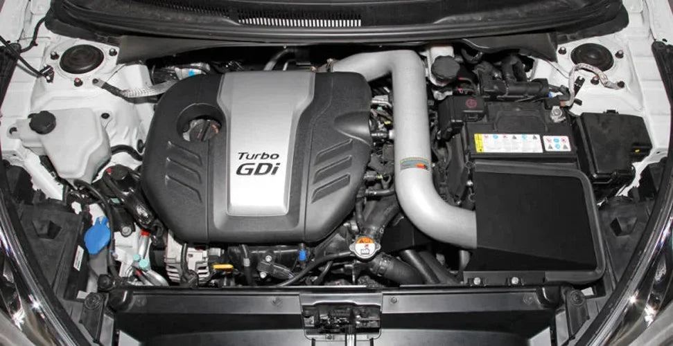 K&N 13 Hyundai Veloster Turbo 1.6L Typhoon Performance Intake - Side View