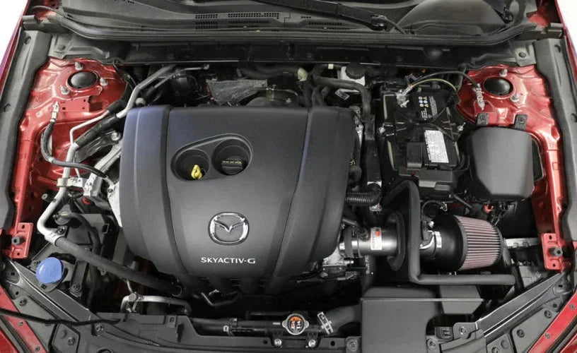 K&N 19-20 Mazda 3 L4-2.5L Typhoon Air Intake - Back View