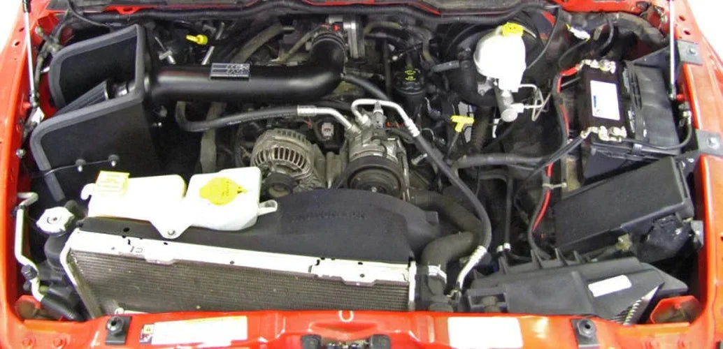 K&N 03-08 Dodge Ram 1500 / 2500 / 3500 V8.5.7L Performance Intake Kit - Installation View