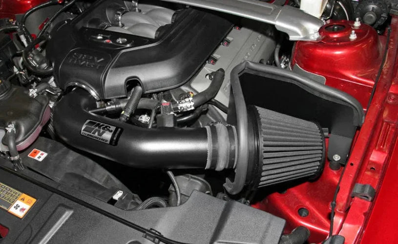 K&N 11-14 Ford Mustang GT 5.0L V8 Black Performance Intake Kit - Additional View 5