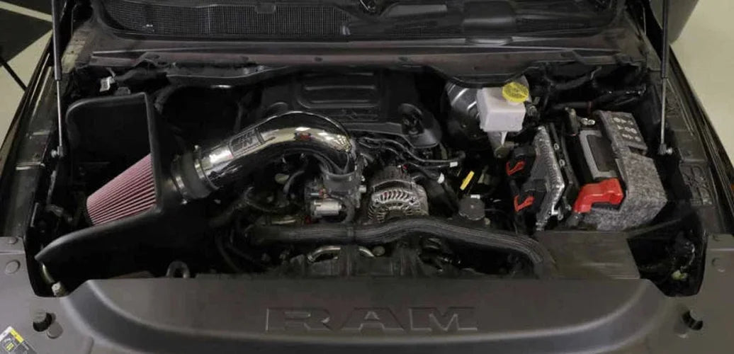 K&N 2019 Dodge Ram 1500 5.7L V8 F/I High Flow Performance Kit - Back View