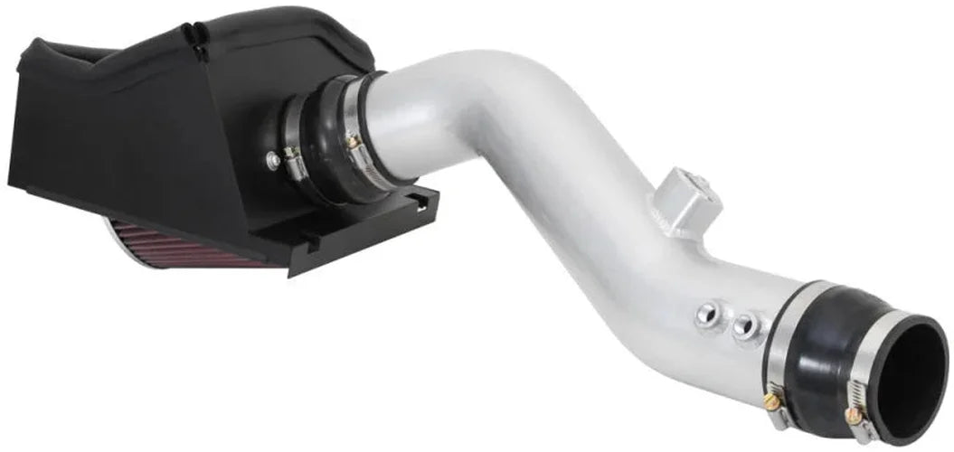 K&N 12-13 Ford F150 3.7L V6 Black High-Flow Performance Intake - Installation View