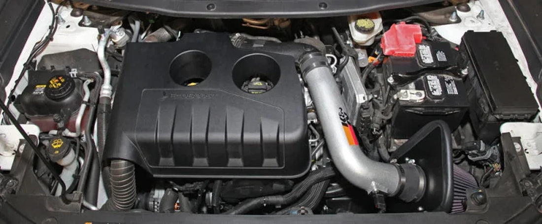 K&N 14-15 Ford Explorer 2.0L High Flow Performance Intake Kit - Back View