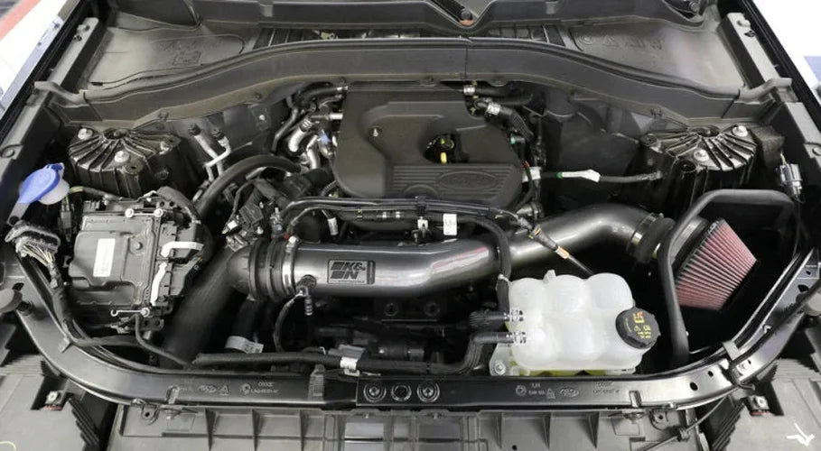 K&N 20-21 Ford Explorer 2.3L L4 F/I High Flow Performance Intake Kit - Side View