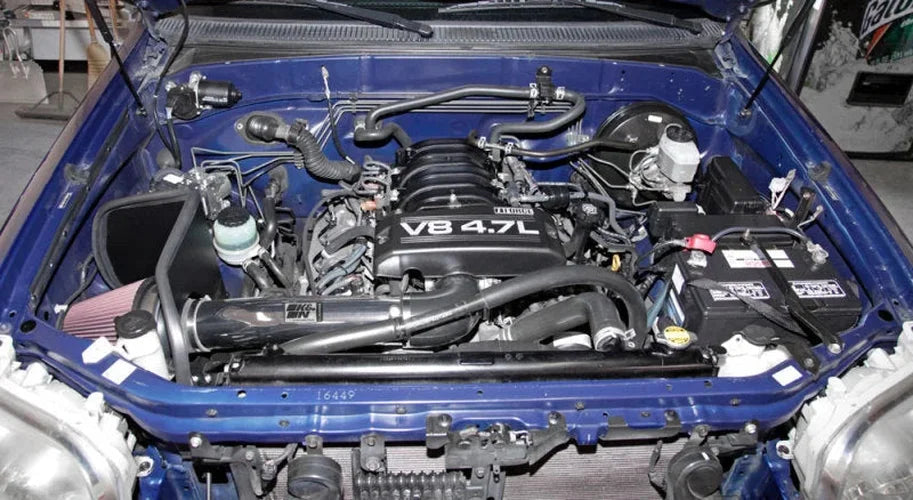 K&N 05-07 Toyota Tundra / Sequoia V8-4.7L High Flow Performance Kit - Side View