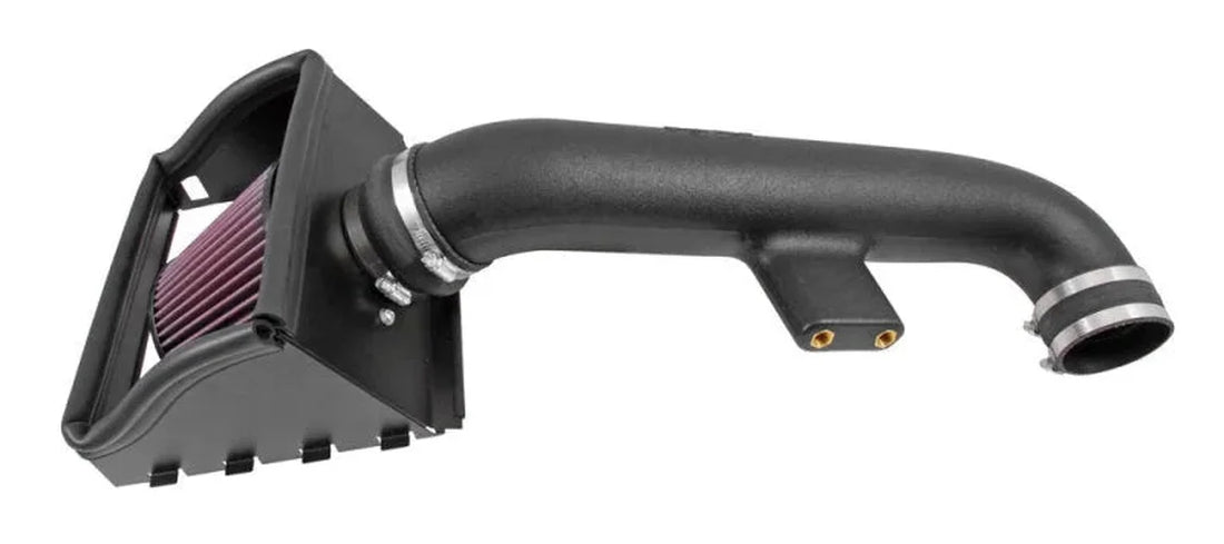 K&N 15-16 Ford F150 V8-5.0L AirCharger Performance Intake Kit - Installation View
