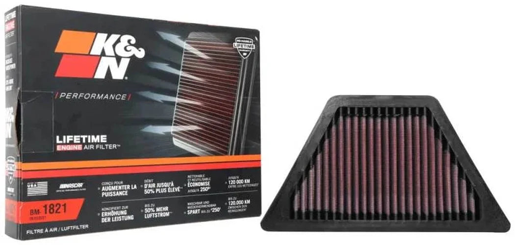 K&N 20-21 BMW R18 1802cc Replacement Air Filter - Back View