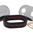 Load image into Gallery viewer, K&amp;N Custom Racing Assembly Oval Red - 1.75in Filer Height