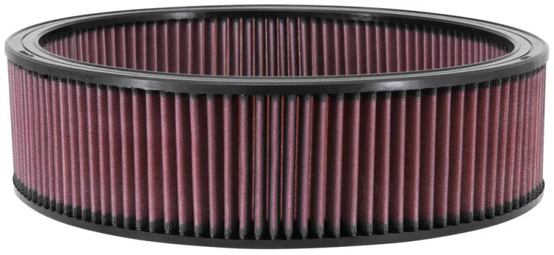 K&N Custom Round Air Filter 14in OD 12in ID 4in Height - Side View