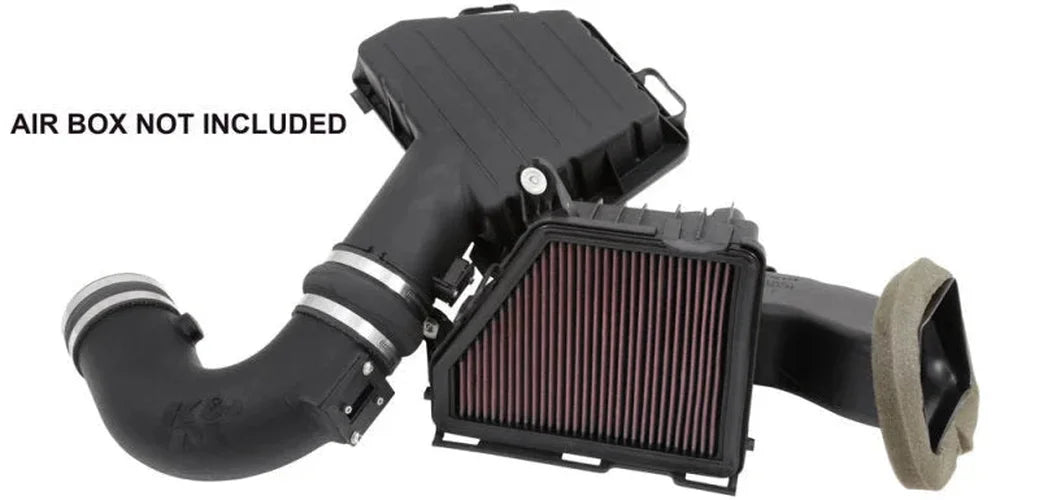 K&N FIPK 10-14 Chevy Camaro V8 6.2L Performance Intake Kit - Installation View