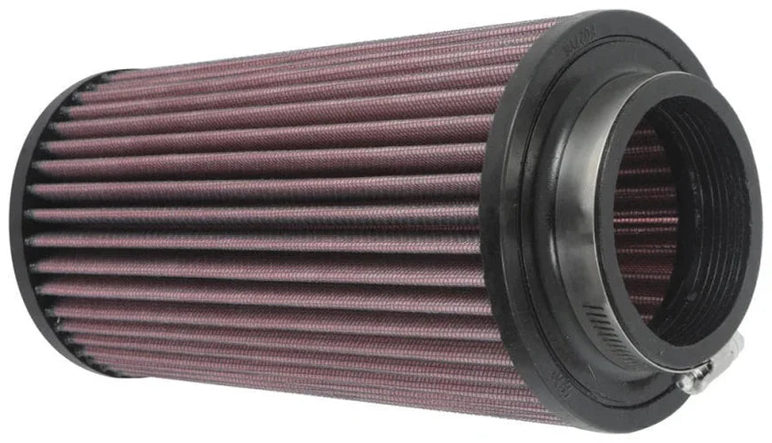 K&N Filter Universal Rubber Filter 2.75in Flange 4.75in Base 4in Top 8in Height - Side View