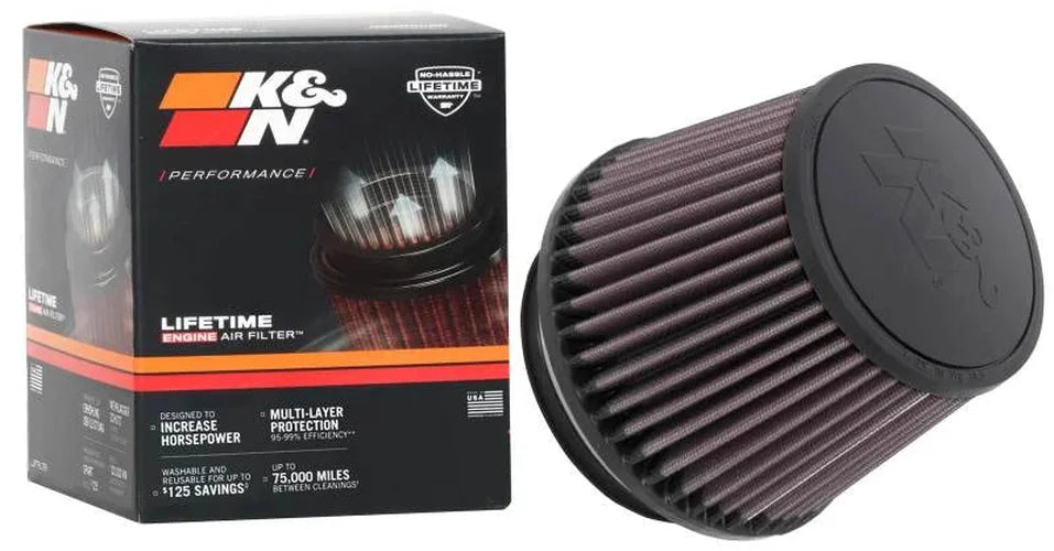 K&N Filter Universal X Stream Clamp-On 4-1/2in Flange 5-7/8in Base 4-1/2in Top 4-1/2in Height - Additional View 5