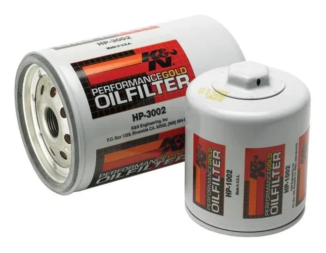 K&N Oil Filter Automotive 15-19 Nissan Titan 5.0L Diesel - Side View
