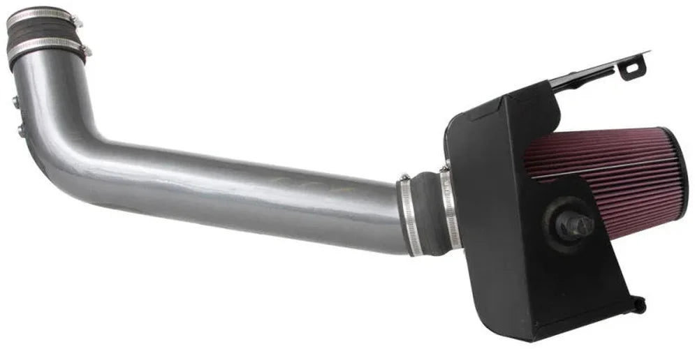 K&N 2020 Ford F250/350 6.2L V8 High Flow Performance Intake Kit - Back View