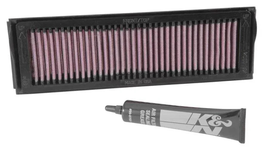 K&N 04-07 Kawasaki ZX10R Ninja Replacement Air Filter - Side View