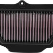 Load image into Gallery viewer, K&amp;N 2016 Kawasaki ZX1000 Ninja ZX-10R Race Specific Replacement Air Filter - Installation View