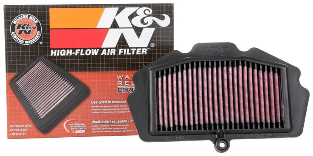 K&N 2018 Kawasaki EX400 Ninja Replacement Air Filter - Installation View