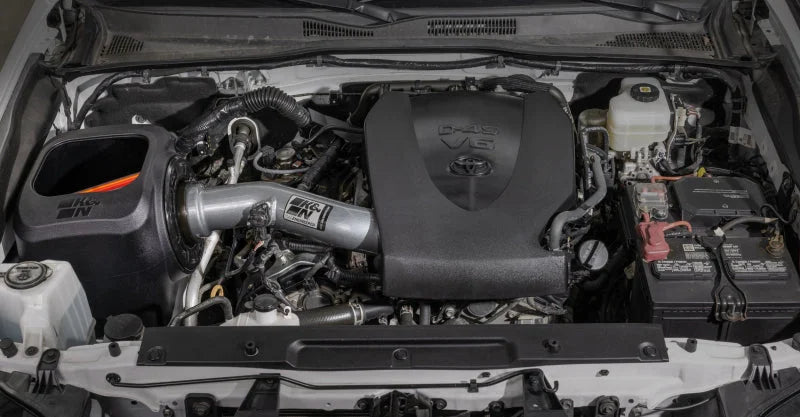 K&N Engineering NextGen Aluminum Cold Air Intake fits 2016-2023 Toyota Tacoma - Back View