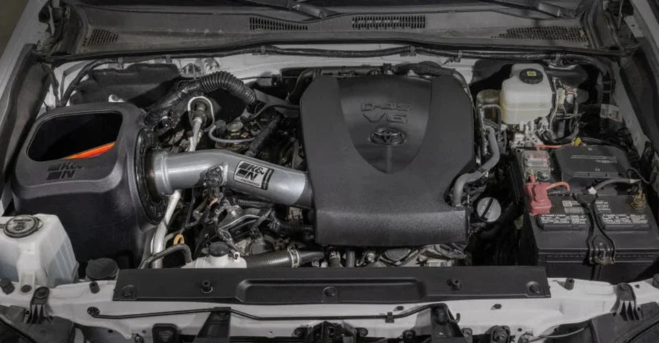 K&N Engineering NextGen Aluminum Cold Air Intake fits 2016-2023 Toyota Tacoma - Back View