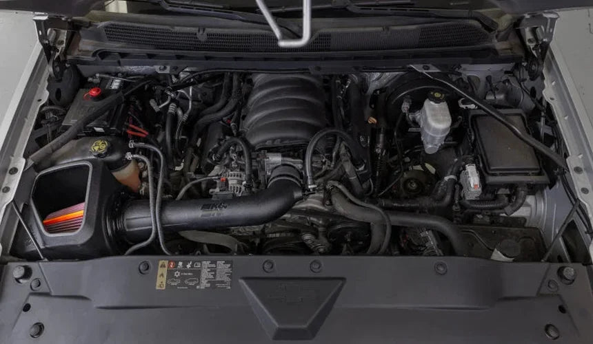 K&N 14-20 Chevy Silverado 1500 (5.3L/6.2L V8) NextGen Cold Air Intake - Side View