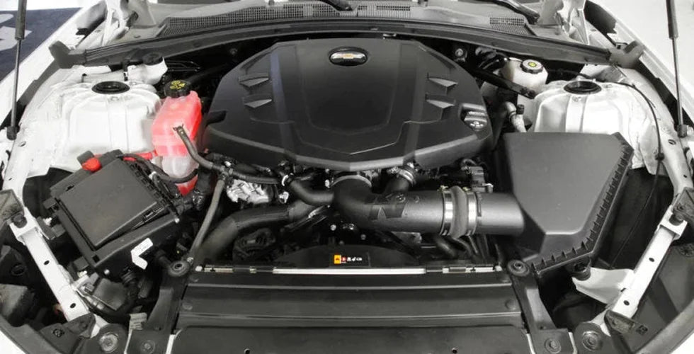 K&N 16-19 Chevrolet Camaro V6-3.6L Performance Intake Kit - Side View