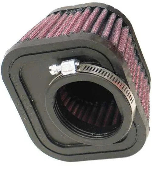 K&N 2-3/4in Flg 6-9/16 X 3-7/8 Base 5-3/16 X 2-1/2in Top 5-5/16in H - Side View