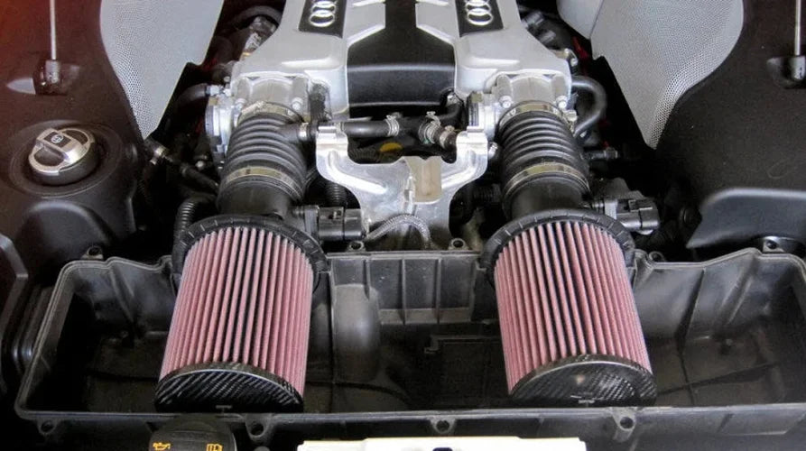 K&N Replacement Air Filter for 08-13 Audi R8 4.2L V8 - Side View