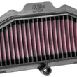 Load image into Gallery viewer, K&amp;N Replacement Air Filter KAWASAKI KLE650; 2019 Pack of 6 - Main Product View