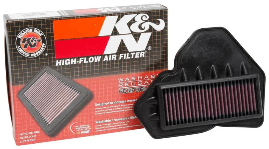 K&N 17-18 Suzuki Raider 150 147cc F/I Replacement Air Filter - Installation View