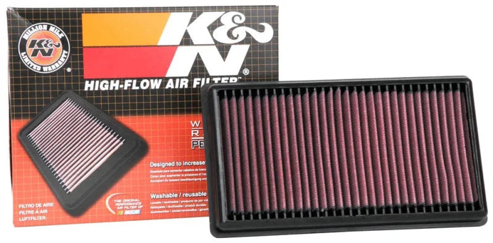 K&N 19-20 BMW S1000RR 990 Replacement Air Filter - Side View