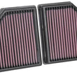 Load image into Gallery viewer, K&amp;N 16-19 BMW 750i L6-4.4L F/I Replacement Drop In Air Filter - Main Product View