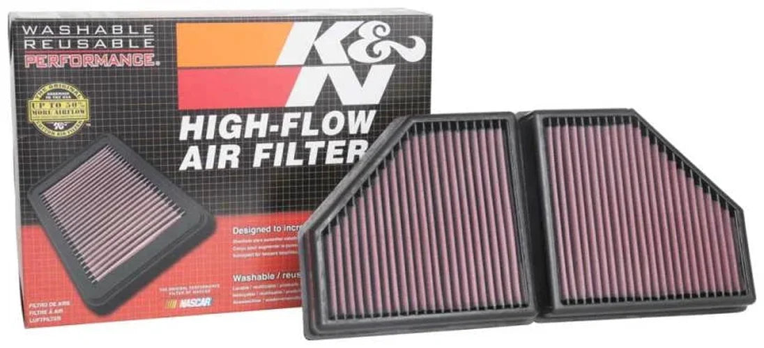 K&N 16-19 BMW 750i L6-4.4L F/I Replacement Drop In Air Filter - Additional View 5
