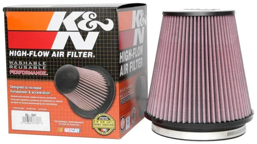 K&N Universal Clamp-On Air Filter 6in FLG / 7-1/2in B / 5in T / 7-1/2in H - Additional View 8