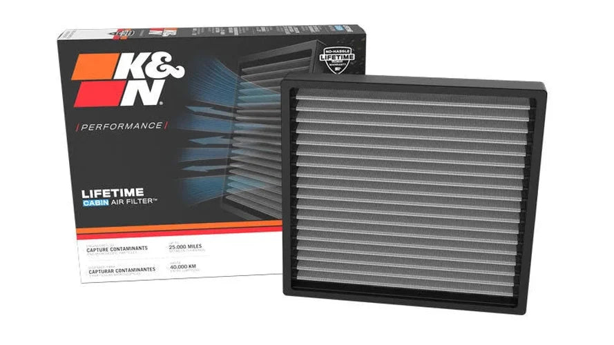 K&N 2023 Hyundai Santa Fe 1.6L  / 2.5L L4 Cabin Air Filter - Back View