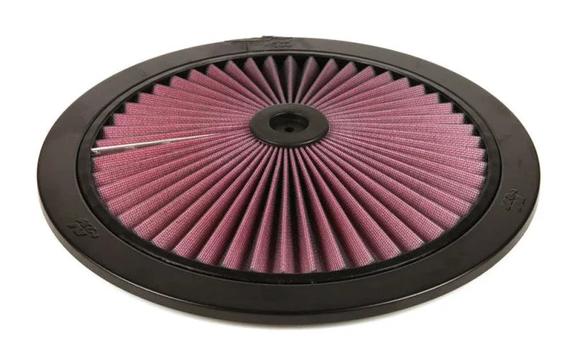 K&N X-Stream Top Filter X-Stream 14 inch OD Black - Side View