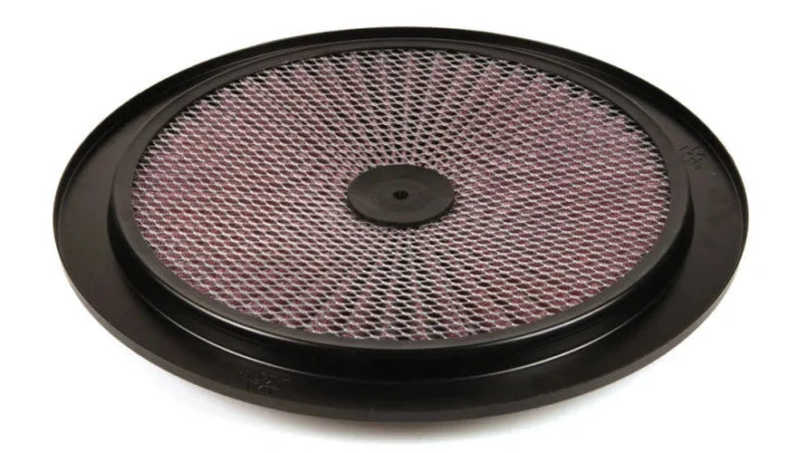K&N X-Stream Top Filter X-Stream 14 inch OD Black - Back View