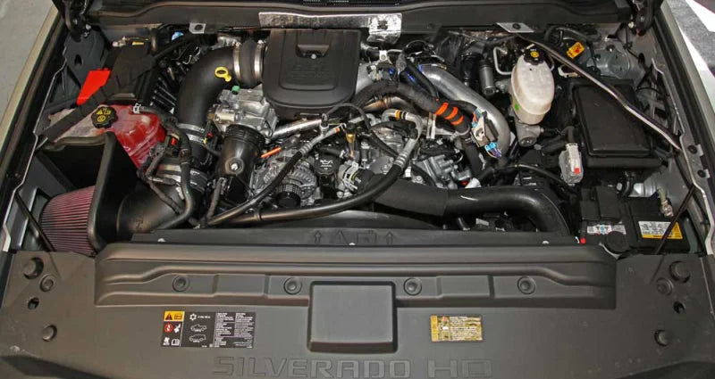 K&N FIPK Chevy/GMC 2500/3500 V8 6.6L Performance Intake Kit - Side View