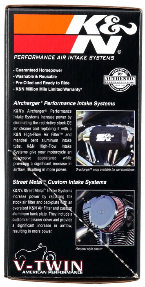 K&N FIPK H/D Touring Models 2017-2018 BLACK Performance Air Intake System - Additional View 10