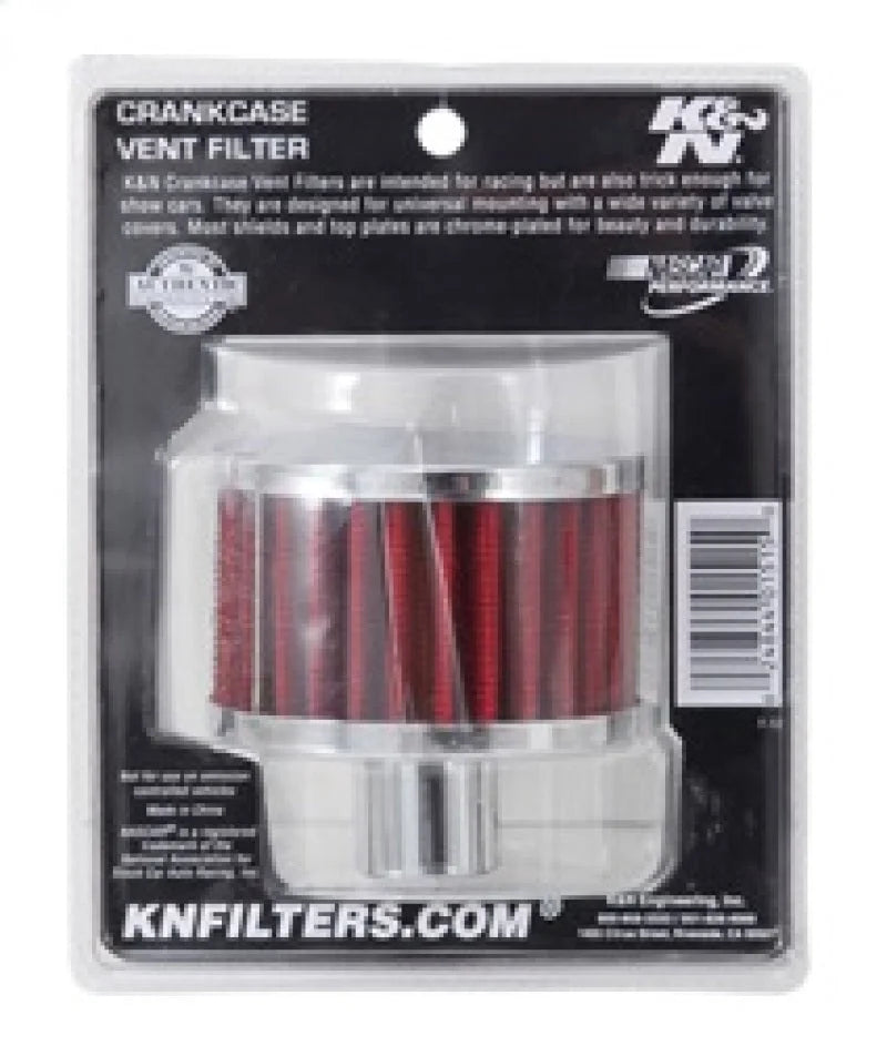 K&N Filter 1in Vent  3in Diameter 2in Height - Installation View