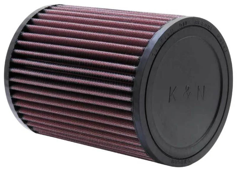 K&N Filter 3 inch Flange 5 inch OD 6 1/2 inch Height - Back View